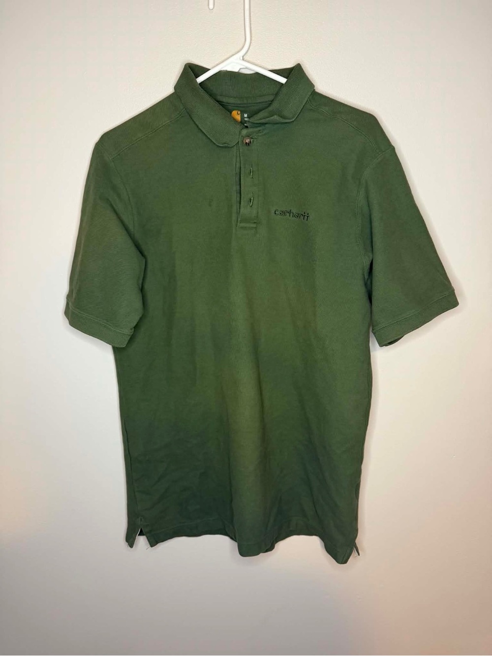 Carhartt Men's Green Polo Shirt